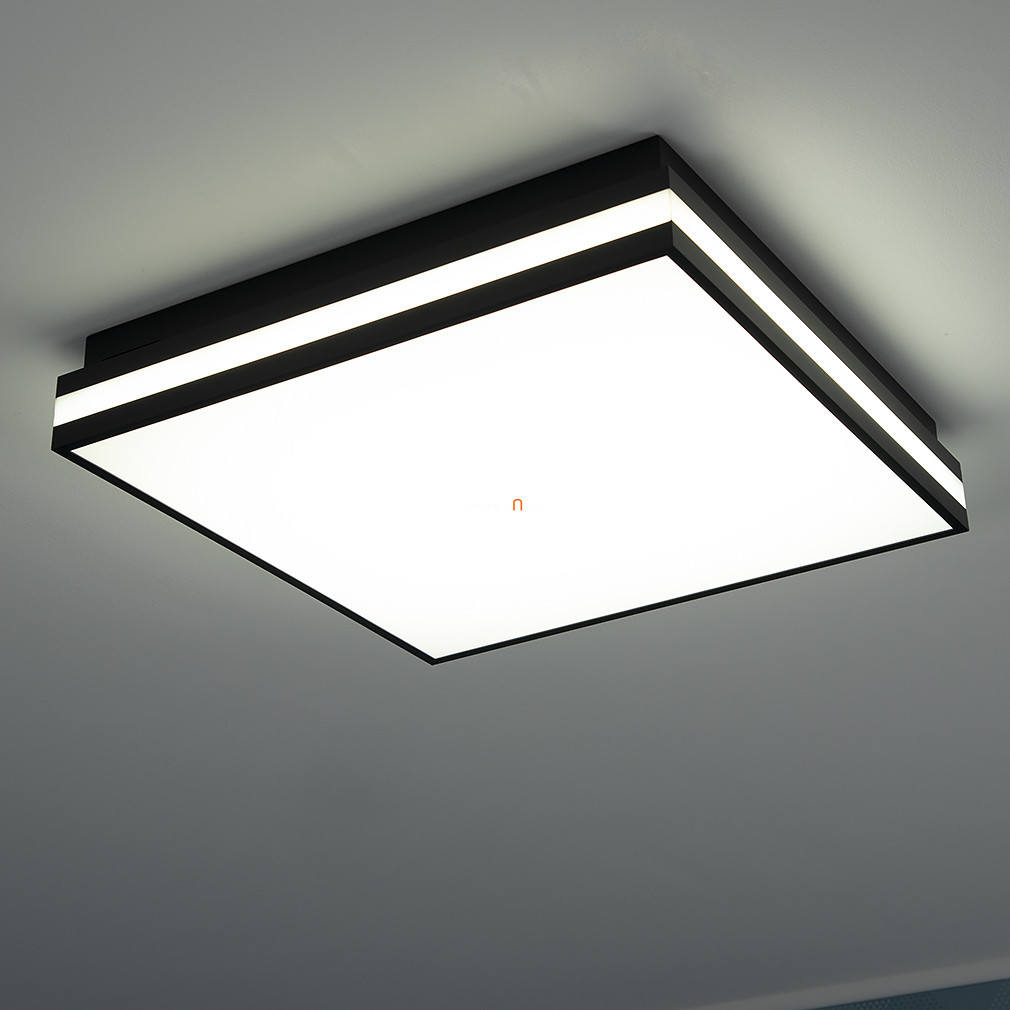Ledvance Smart+ WIFI okos mennyezeti LED lámpa 45x45 cm, hideg/melegfehér, 42 W, fekete színben (Orbis Magnet)
