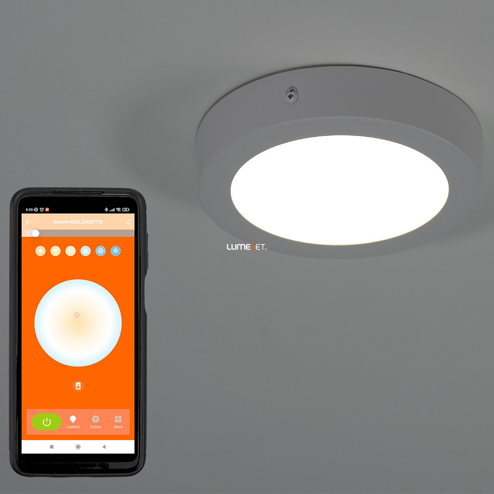 Ledvance Smart+ WIFI okos mennyezeti LED lámpa, hideg/melegfehér, 12 W (Orbis Downlight Surface)