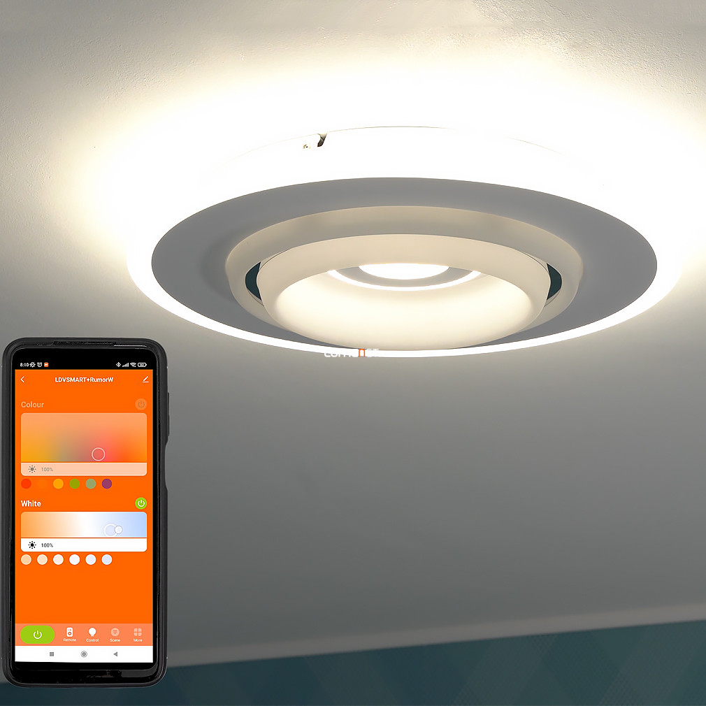 Ledvance Smart+ WIFI okos mennyezeti LED lámpa, hideg/melegfehér, 32 W (Orbis Rumor RGBW)