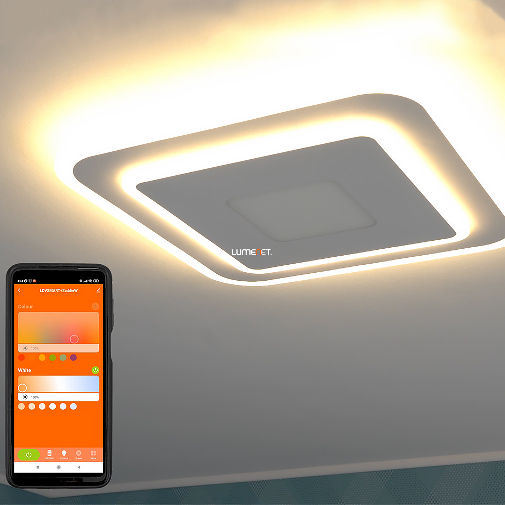 Ledvance Smart+ WIFI okos mennyezeti LED lámpa, hideg/melegfehér, 32 W (Orbis Saddie RGBW)