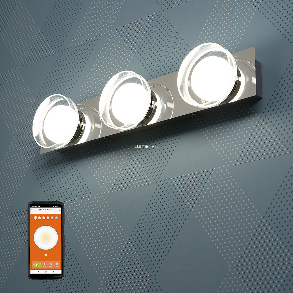 Ledvance Smart+ WIFI okos fürdőszobai LED lámpa mennyezetre, hideg/melegfehér, 18 W (Orbis Wall Round)