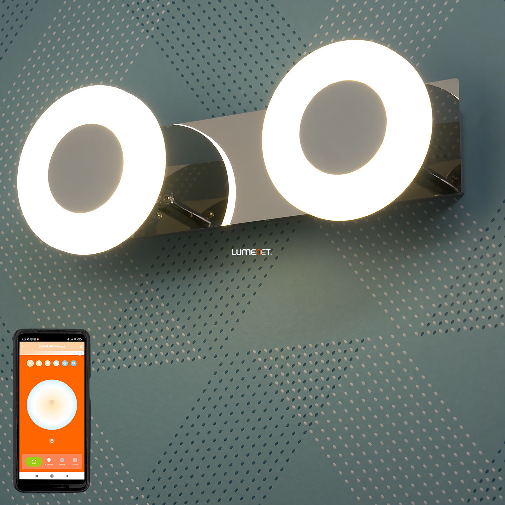 Ledvance Smart+ WIFI okos fali LED lámpa, hideg/melegfehér, 15 W (Orbis Wall Wave)