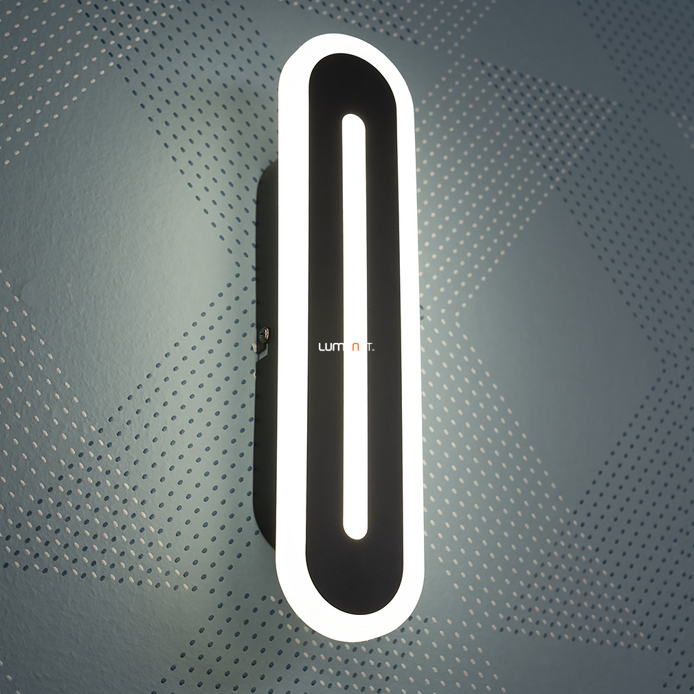 Ledvance Smart+ WIFI okos fürdőszobai LED lámpa falra, hideg/melegfehér, 13 W, fekete (Orbis Wall Bath)