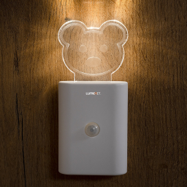   Macis éjszakai LED irányfény alkonykapcsolóval és mozgásérzékelővel, melegfehér