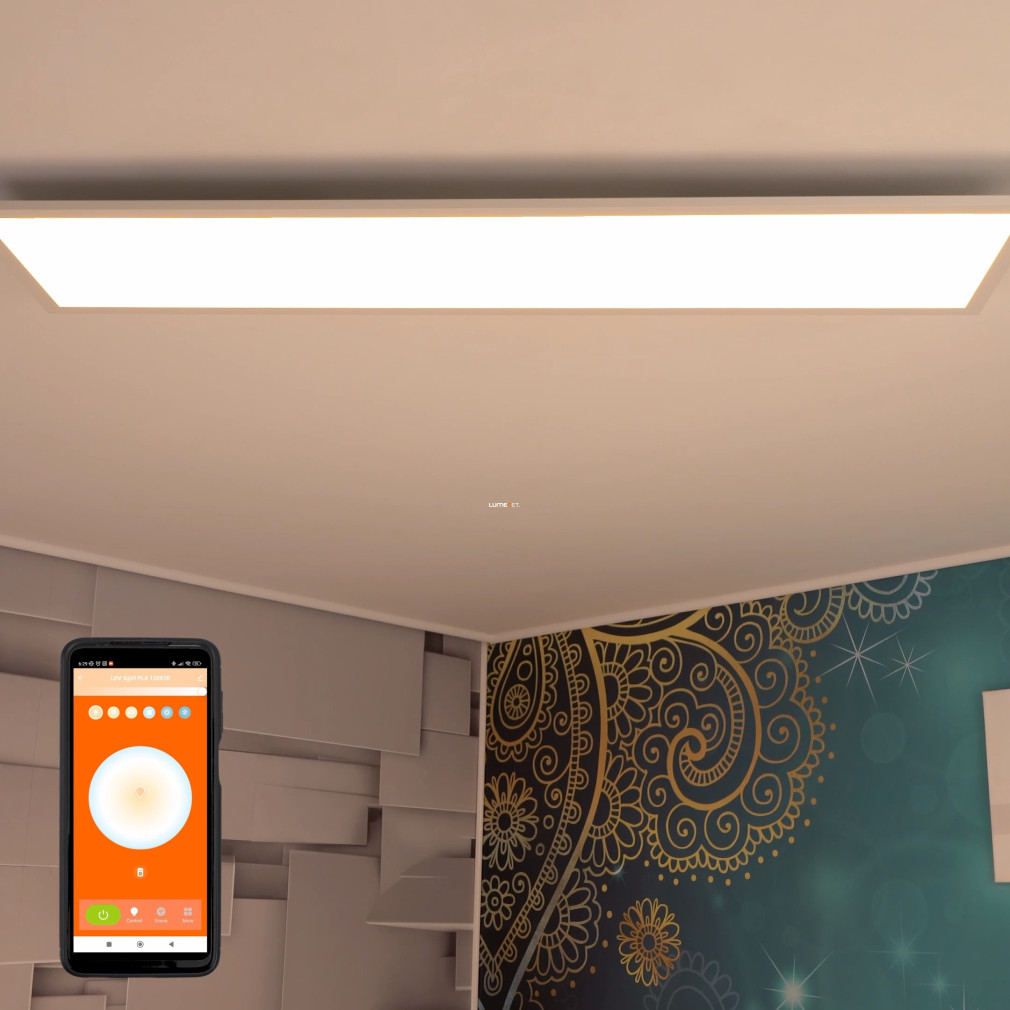 Ledvance Smart+ WIFI Sun@Home Planon Plus okos LED panel 2200-5000K 1200x300mm, felületre szerelhető