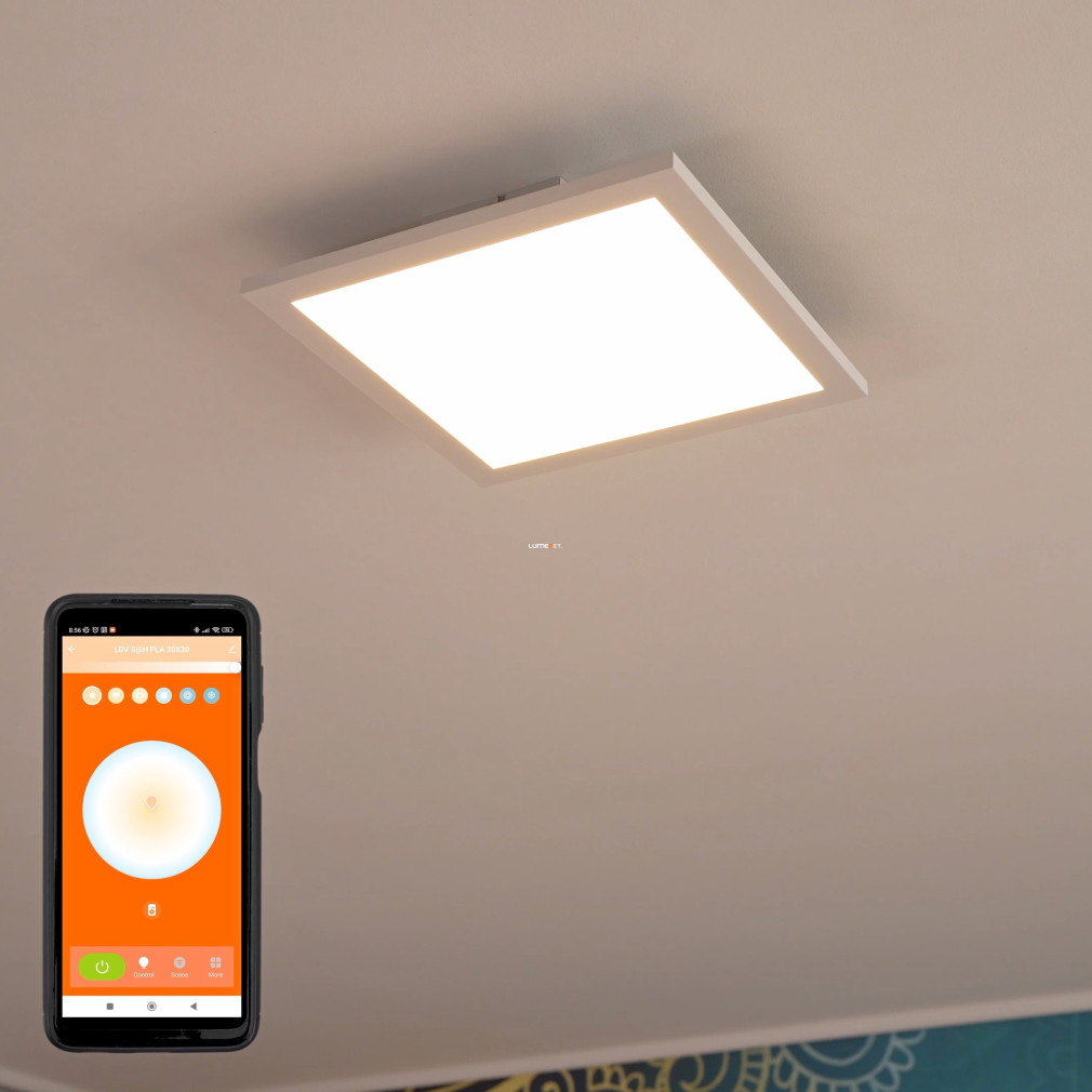 Ledvance Smart+ WIFI Sun@Home Planon Plus okos LED panel 2200-5000K 300x300mm, felületre szerelhető