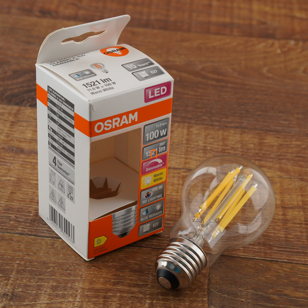 Zigbee led filament bulb dimmable E27, edison ST64, Smokey 2000K-4000K 