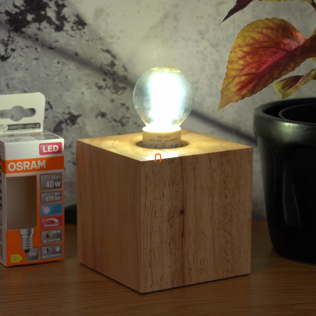 Osram E14 LED SStar+ kisgömb 3,4W 470lm 4000K hidegfehér, szabályozható 300° - 40W izzó helyett