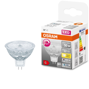   Osram GU5,3 12V LED SStar+ 8W 621lm 2700K melegfehér, szabályozható 36° - 50W izzó helyett