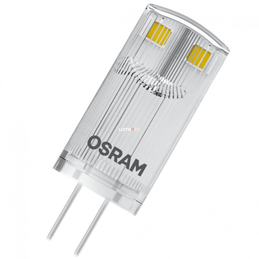 Osram G4 LED 1,8W 200lm 12V AC/DC 2700K melegfehér 300°- 20W izzó helyett
