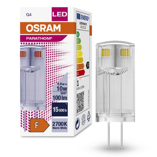 Osram Parathom Pin Micro G4 LED 0,9W 100lm 2700K - 10W izzó helyett