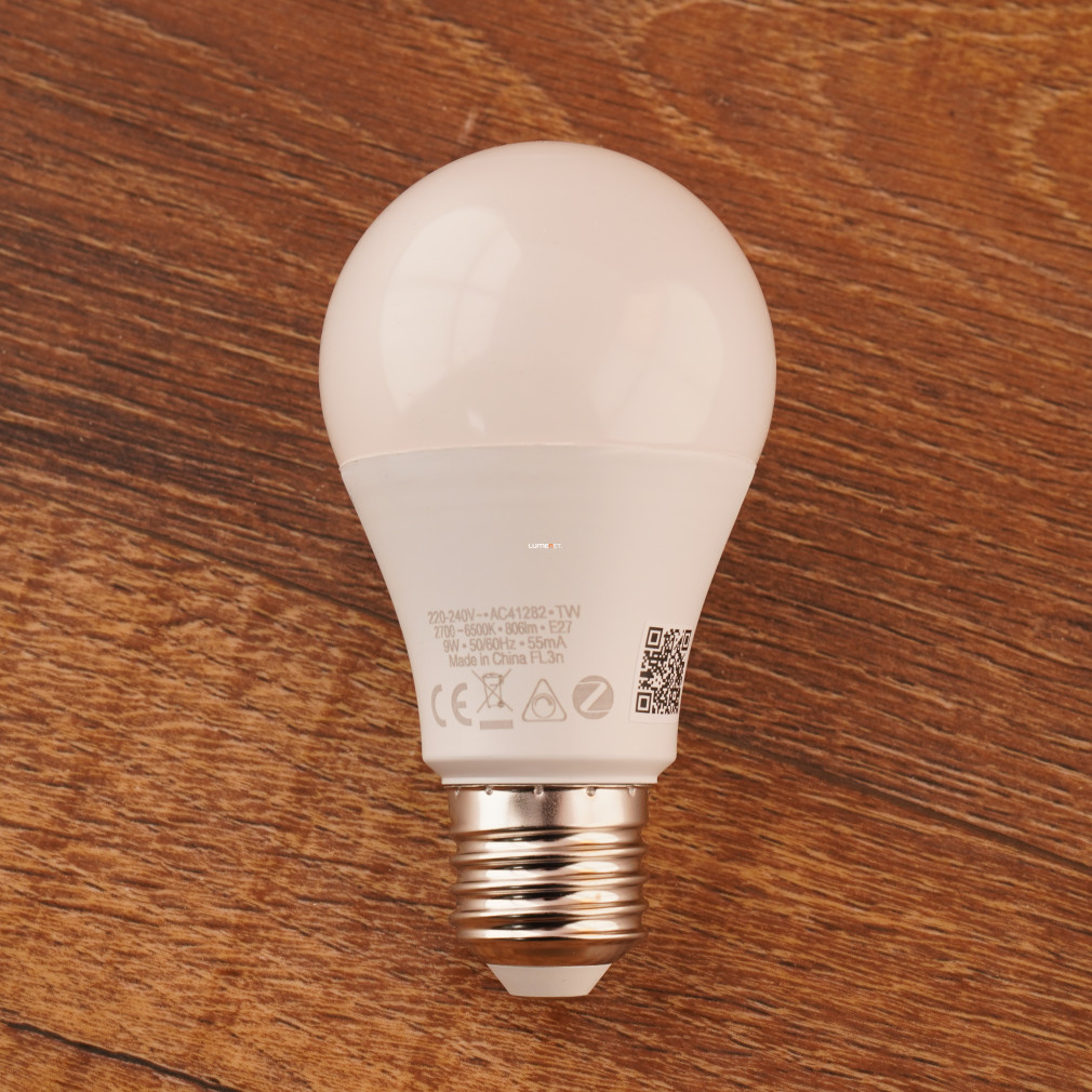 Ledvance Smart+ ZigBee E27 LED, 9 W, hidegfehér/melegfehér, 806 lm, opál (Classic)
