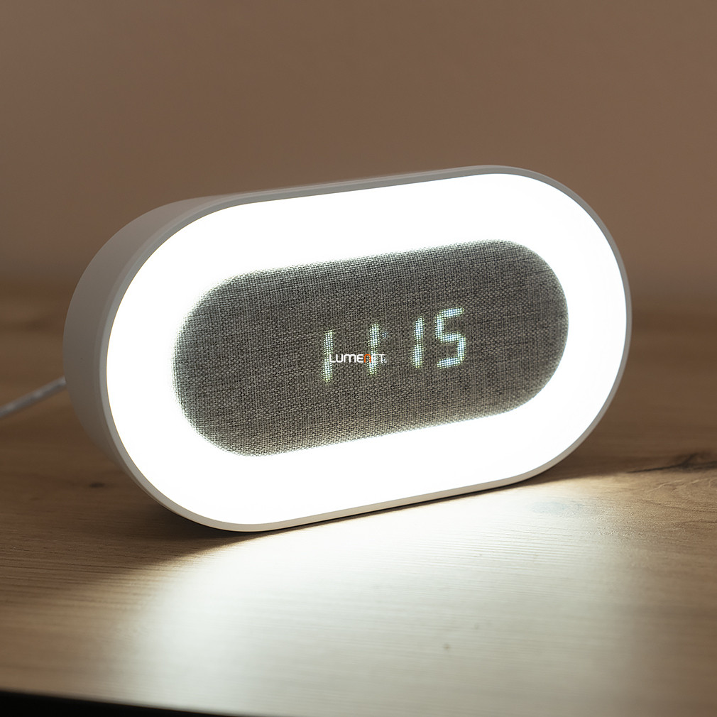 Ledvance szabályozható éjszakai LED lámpa, óra funkcióval, hidegfehér, 3,4 W (Clock)