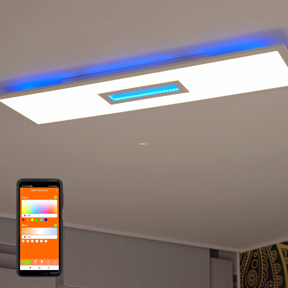 Ledvance Smart+ WIFI Planon Plus Hole Backlight okos mennyezeti LED panel 100X30cm