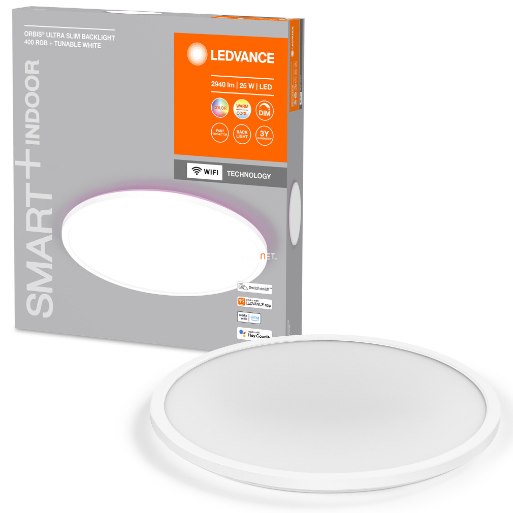 Ledvance Smart+ WIFI Orbis okos mennyezeti LED lámpa 40cm, fehér