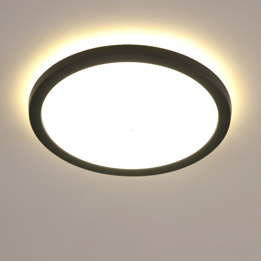 Ledvance kapcsolóval szabályozható mennyezeti LED lámpa, 15 W, fekete (Orbis Ultra Slim Backlight)