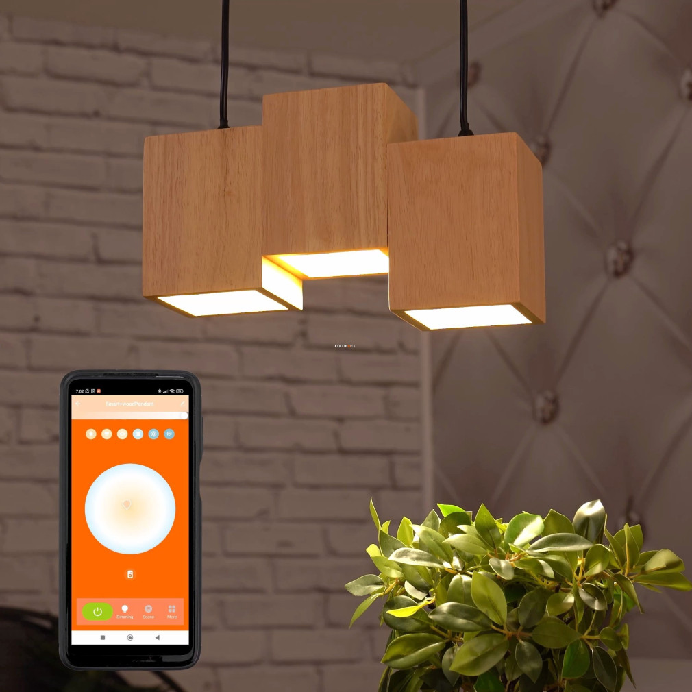 Ledvance Smart+ WIFI Wood okos függesztett LED lámpa
