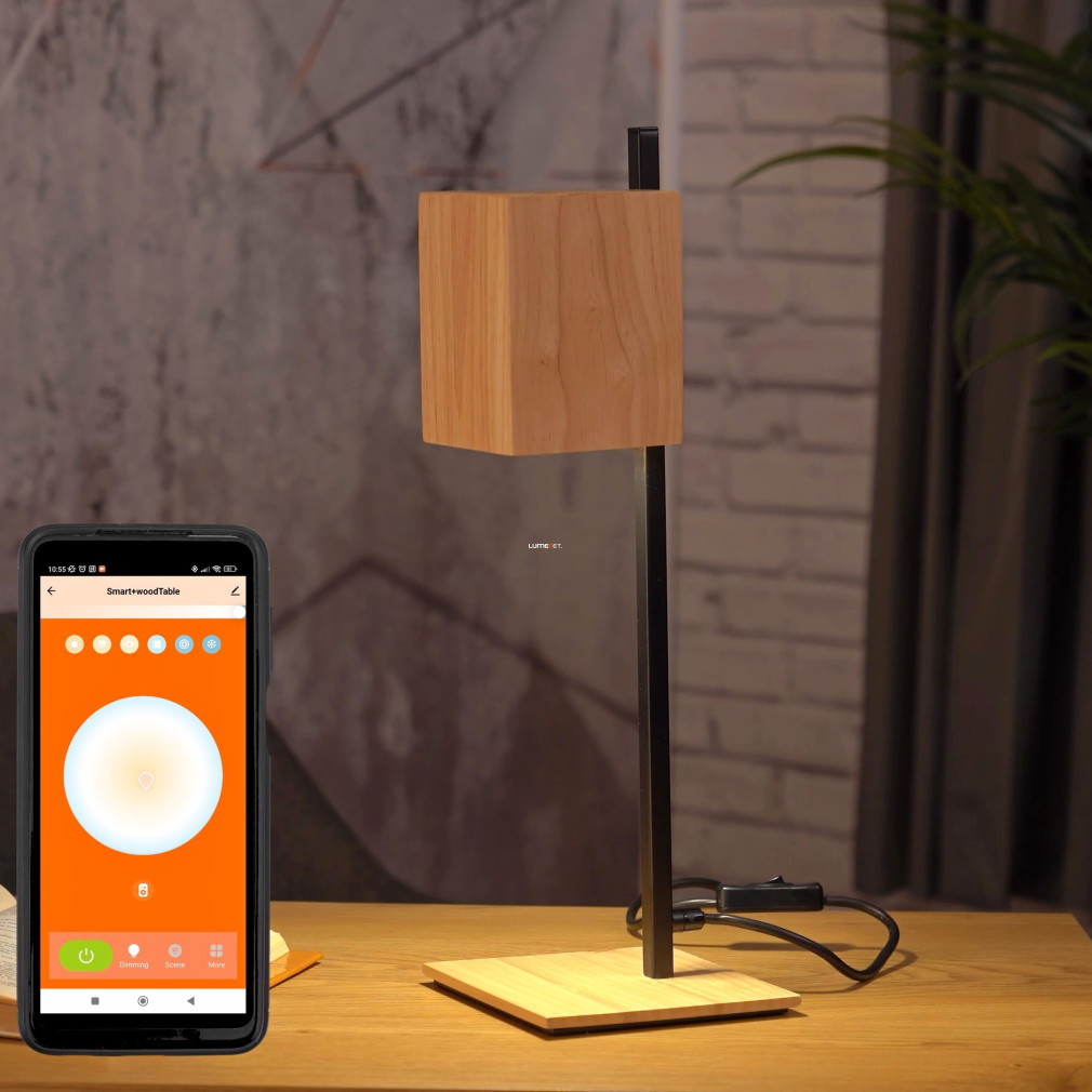 Ledvance Smart+ WIFI Wood okos asztali LED lámpa