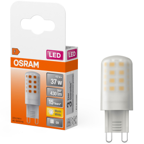   Osram G9 LED 4,2W, 430 lm, 2700 K, melegfehér, alumínium, opál műanyag-35 W izzó helyett - Special Pin