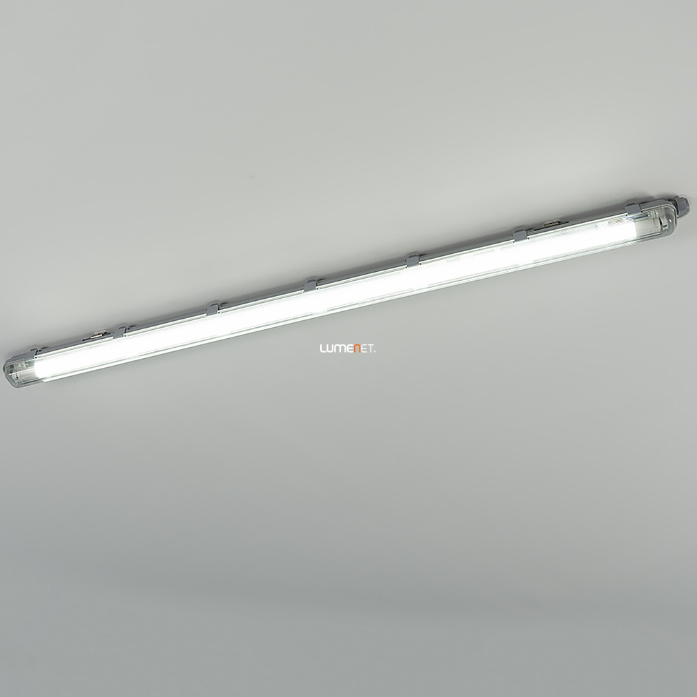 Ledvance mennyezeti lámpa garázsba és műhelybe LED fénycsővel, hidegfehér, 15 W, 120 cm (36W-os fénycső helyett)