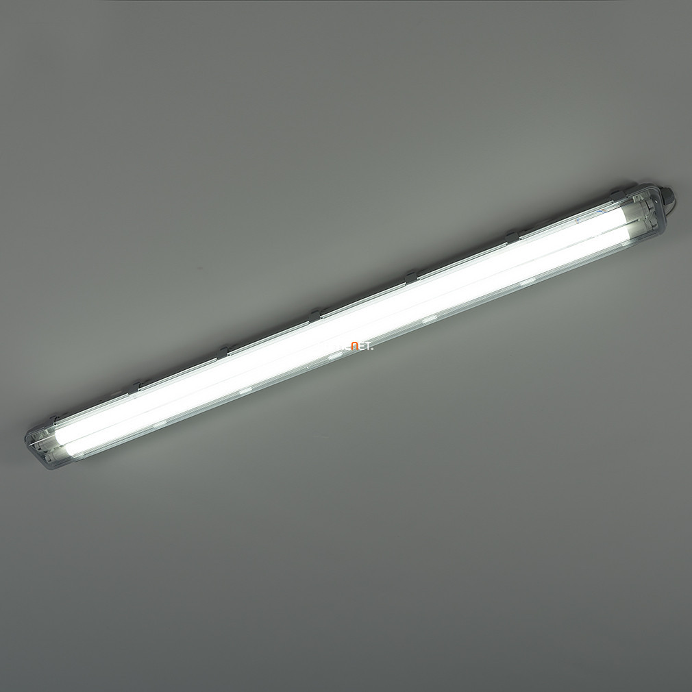 Ledvance mennyezeti lámpa garázsba és műhelybe 2 db LED fénycsővel, hidegfehér, 2x15 W, 120 cm (2x36W-os fénycső helyett)