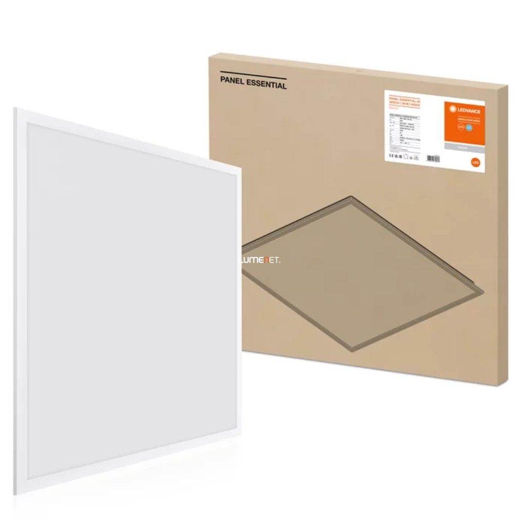 Ledvance Essential LED panel 840 36W 4000K 3200lm 596x596mm - Lumenet
