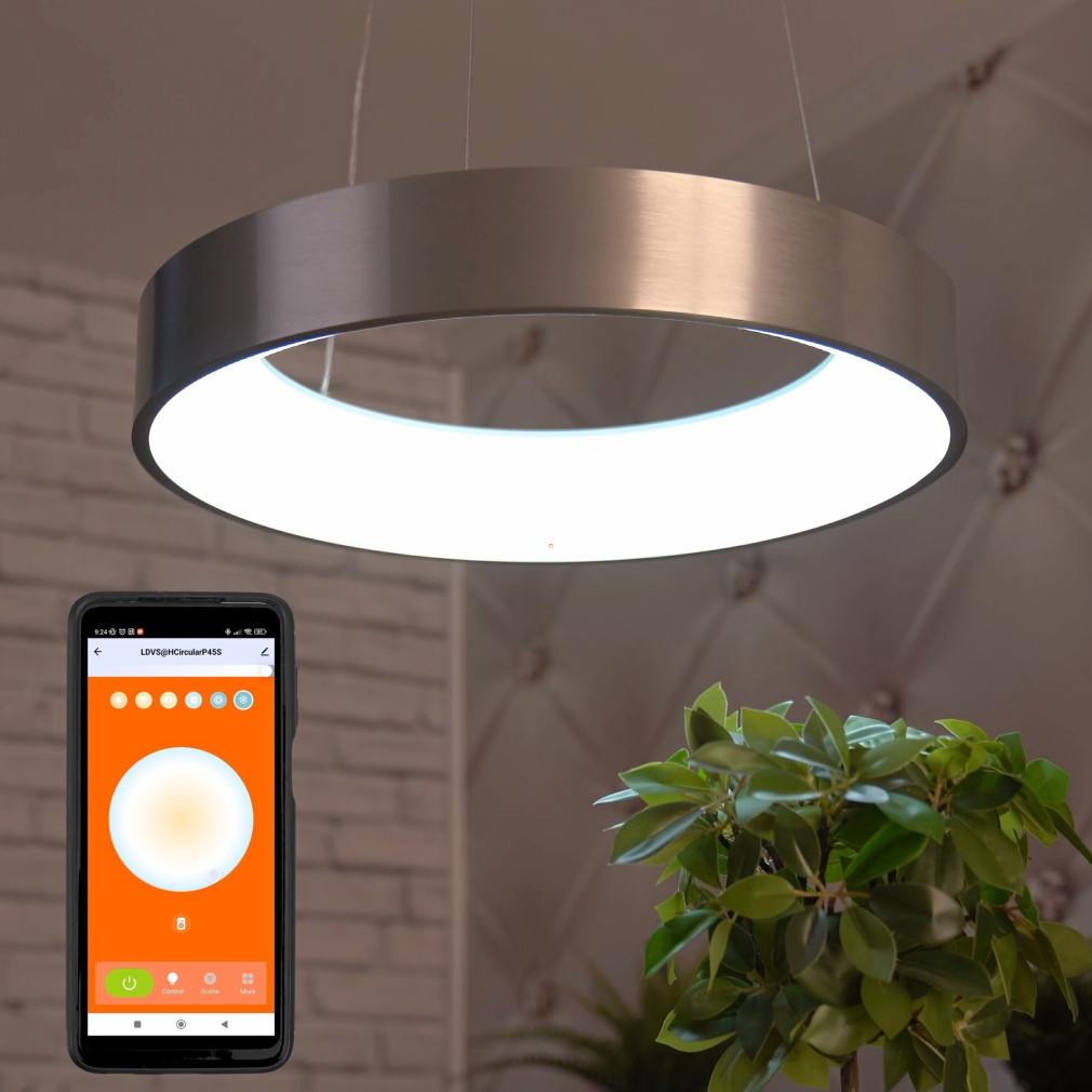 Ledvance Sun@Home okos függesztett LED lámpa, ezüst
