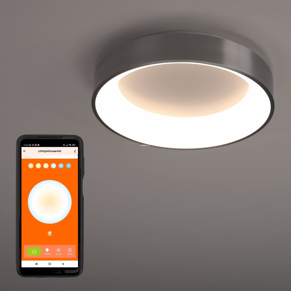 Ledvance Sun@Home okos mennyezeti LED lámpa, ezüst