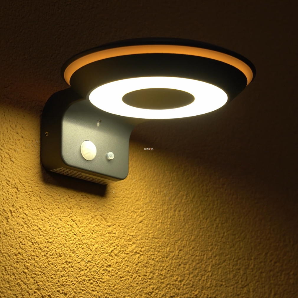 Ledvance Endura Style Glow kültéri napelemes fali LED lámpa mozgásérzékelővel