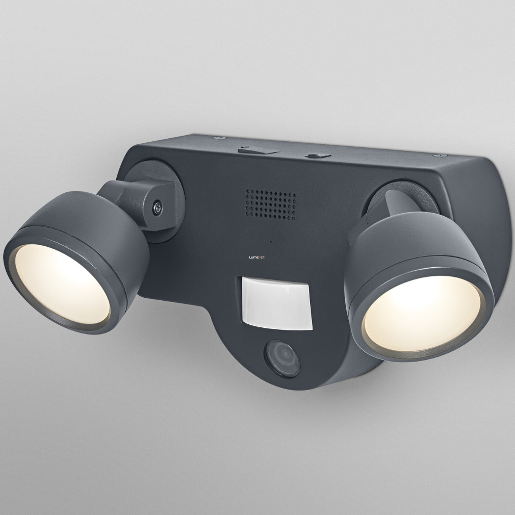 Ledvance Smart+ WIFI kamerás LED lámpa kültérre, mozgásérzékelővel, 16 W, két karos