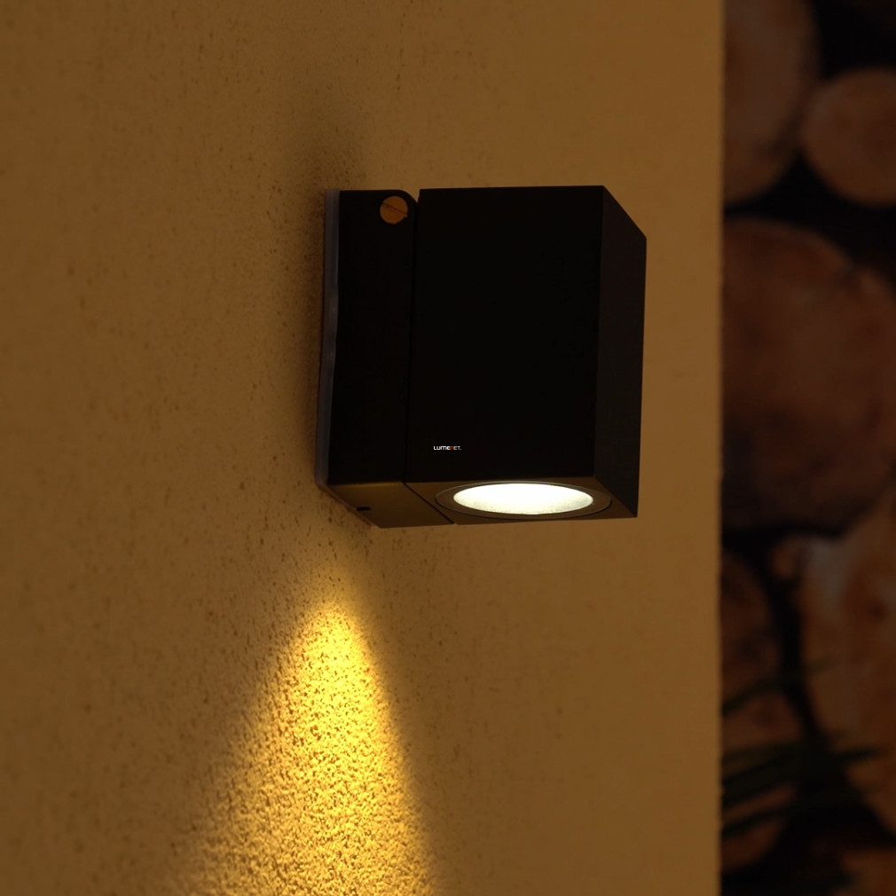 Ledvance kültéri fali lámpa billenthető fejjel, fekete (Classic Cube)