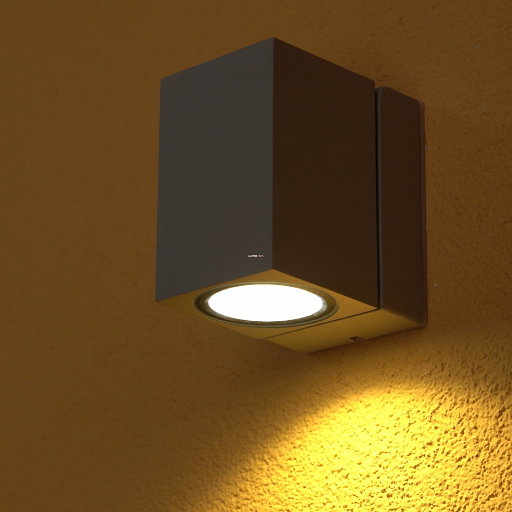 Ledvance kültéri fali lámpa billenthető fejjel, ezüst (Classic Cube)