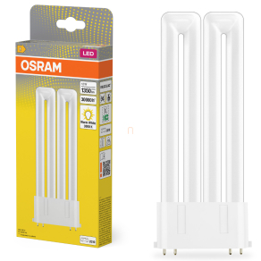   Osram 2G10 csapos LED fénycső 12W, 1350 lm, 3000 K, melegfehér, fehér üveg-22 W fénycső helyett Dulux F24 EM