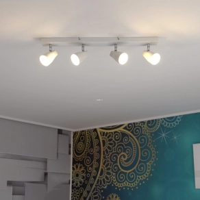   Ledvance spot lámpa fényforrással, négy karos, fehér (Pearl)