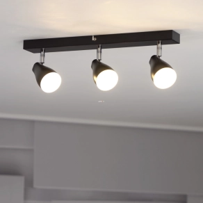   Ledvance spot lámpa fényforrással, három karos, fekete (Pearl)