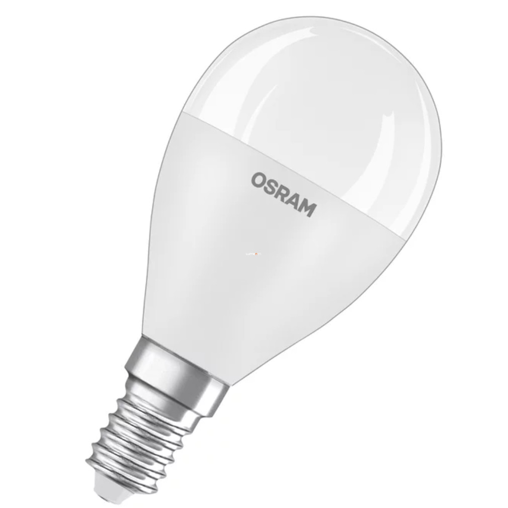 Osram újrahasznosított E14 LED, 7,5 W, 806 lm, hidegfehér fényű (Classic-P)