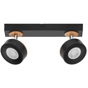   Ledvance Decor Spot Pluto karos LED spot lámpa fekete-natúr színben