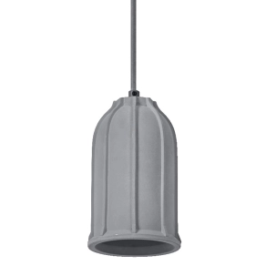  Ledvance Decor Concrete Sim – Függesztett beton lámpa E27 foglalattal, sötétszürke színben, Max. 25W/15W LED