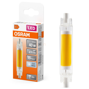  Osram R7s LED 4,5W, 470 lm, 4000 K, hidegfehér, üveg-40 W izzó helyett - Special Slim Line