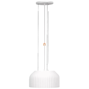   Ledvance Decor Plaster Routes függesztett lámpa bordázott gipsz búrával, 3 foglalattal