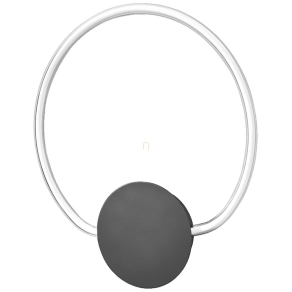   Ledvance Decor Aura Wall – Dekoratív fali lámpa 10W 3000K Click Select funkcióval, egyenletes filament hatású megvilágítás, sötétszürke polkarbonát ház, IP20
