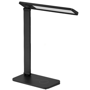   Ledvance Office Line Desk Banker Inductive Charging - Asztali lámpa indukciós töltővel, 3-lépcsős fényerőszabályzóval és állítható színhőmérséklettel, 17W, fekete