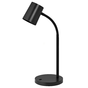   Ledvance Office Line Desk Trapezium – Fekete asztali lámpa hajlítható karral, forgatható fejjel, GU10 foglalattal, max 9W, IP20, klasszikus dizájn