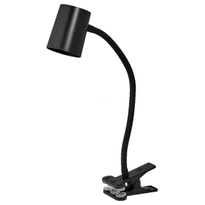   Ledvance Office Line Desk Trapezium Clip – Asztali lámpa GU10 foglalattal, fekete, csíptethető, hajlítható karral, 170°-ban állítható, IP20