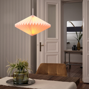   Függesztett lámpa, papír - Osram Decor Paper Lantern Diamond, 1xE27 foglalattal, 220-240 V