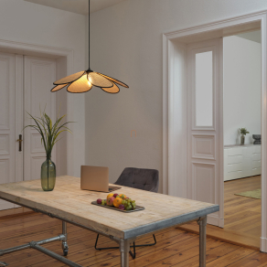   Rattan függesztett lámpa, 69 cm - Osram Decor Rattan Daisy, 1xE27 foglalattal, 220-240 V