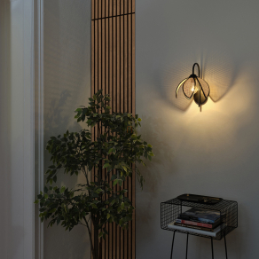   Rattan fali lámpa - Osram Decor Rattan Lotus, 1xE27 foglalattal, 220-240 V