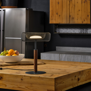   Fém hálós asztali LED lámpa, 40,3 cm - Osram Decor Mesh, 3000 K, 640 lm, 10 W, 1,5 méteres kábellel, 220-240 V