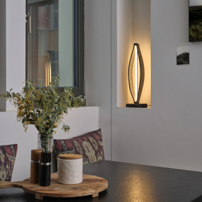   Asztali LED lámpa szövet borítással, 52,5 cm - Osram Decor Flat Felt, 3000 K, 350 lm, 13 W, 1,5 méteres kábellel, 220-240 V