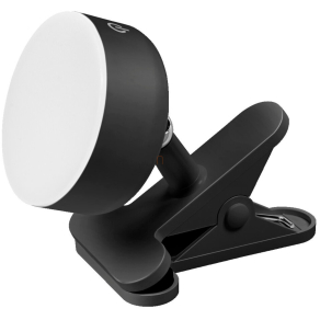   Szabályozható asztali lámpa,36,3 cm, tölthető, USB, fekete - Osram Decor Helper Gadget, 3000K, 100 lm, állítható fényerősség, 3 fokozat, 1,8W, 5 V